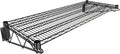 18" x 48" Black Epoxy Wire Wall Mount Shelf by Krollen+Industrial