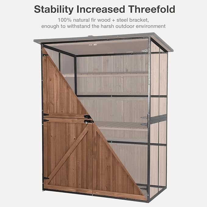 Outdoor Storage Shed with Floor - Image 2