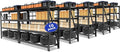 WORKPRO 68" Ultra Wide 4-Tier Metal Garage Shelving Unit, 7200 LBS Capacity by WORKPRO