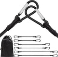 6 Piece Bungee Cords with Hooks by Rugtol