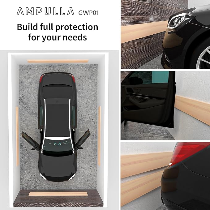 GWP01 Wood Grain Garage Wall Protector Car Door Protectors, Garage Accessories - Image 3