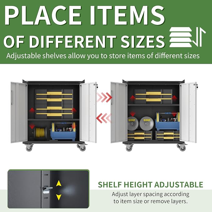 Metal Garage Storage Cabinet - Image 5