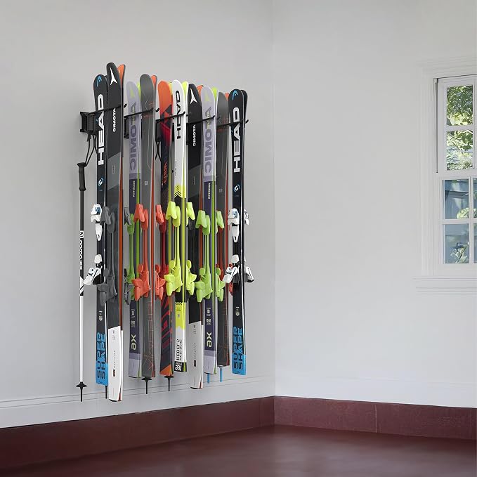 Ultrawall Ski Rack, Wall Mounted Ski Storage - Image 7