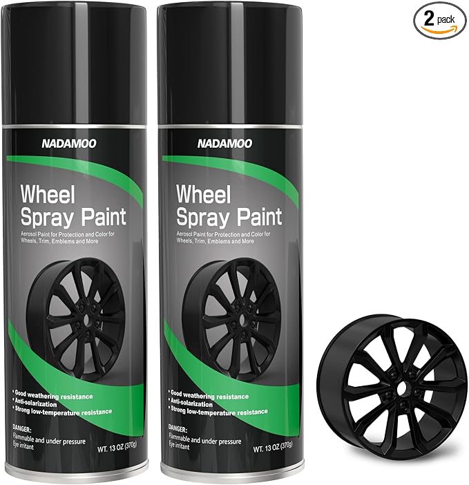 NADAMOO Aluminum Wheel Spray Paint, Car Rim Aerosol Paint by NADAMOO