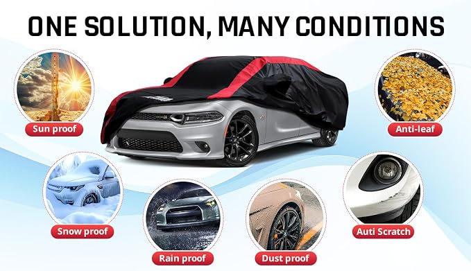 Dodge Charger Car Cover Waterproof All Weather - Image 6
