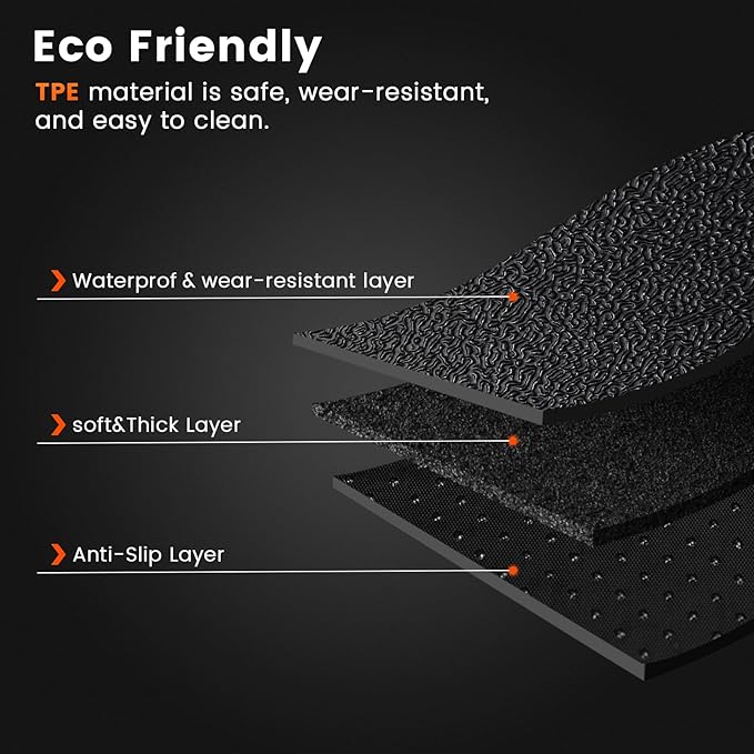 KMF Custom Fit Floor Mats for KIA K4 2025 Accessories, K4 Car Mat All Weather - Image 4