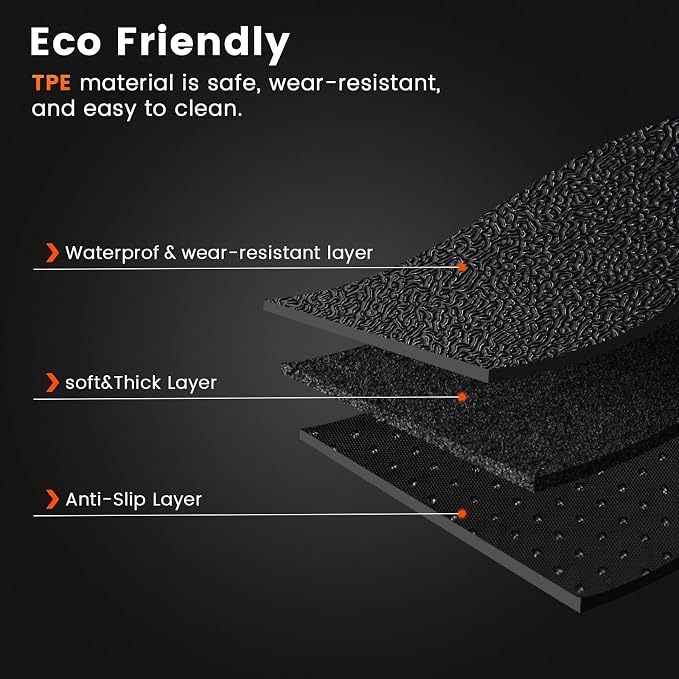 KMF Custom Fit Floor Mats for Toyota 4Runner 2025 Accessories, 5 Seats All - Image 3