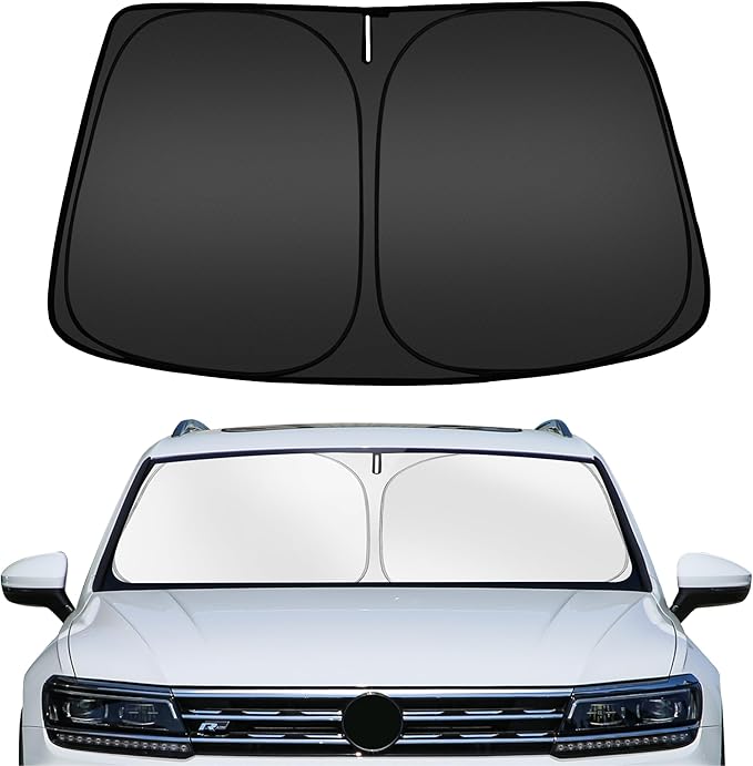 ARISMOTOR Windshield Sun Shade for Volkswagen Tiguan 2018-2025, Custom Fit by ARISMOTOR