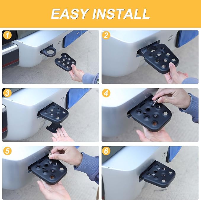 Rear Tow Towing Hook Foot Pedal - Image 6