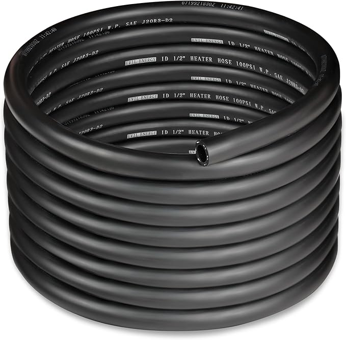 EVIL ENERGY 1/2" Heater Hose Coolant Radiator Straight 100PSI SAE 20R3 20FT by EVILENERGY