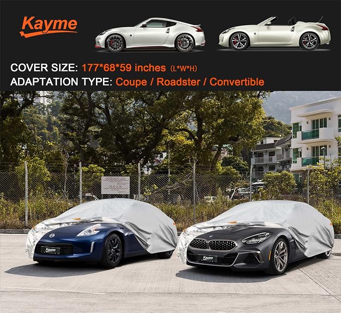 Kayme 6 Layers Car Cover Waterproof All Weather - Image 7