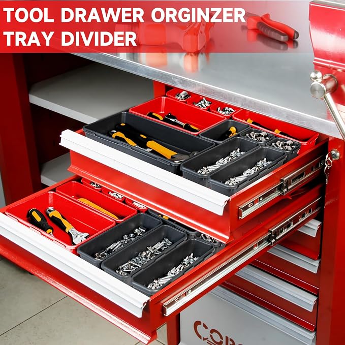 Tool Box Organizer Tray, Toolbox Desk Drawer Organizer, Tool Box Tray, Toolbox - Image 3