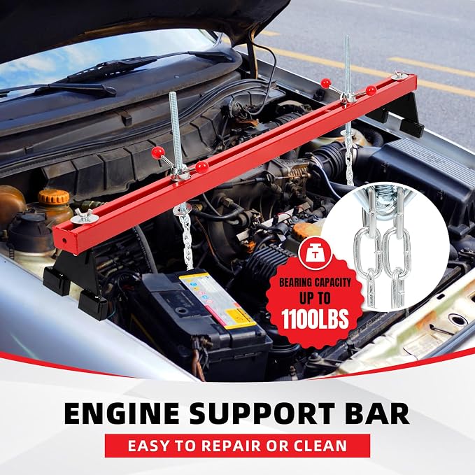 KUAFU Engine Support Bar 1100lbs Capacity Motor Transverse Bar - Image 3