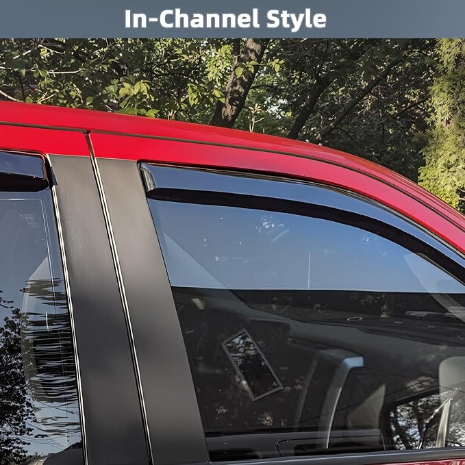 in Channel Window Visors for Jeep Compass 2017 2018 2019 2020 2021 2022 2023 - Image 3