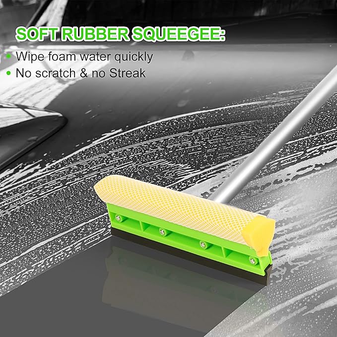 62'' Car Wash Brush with Long Handle, Soft Bristle Scratch-Free Car Wash - Image 5