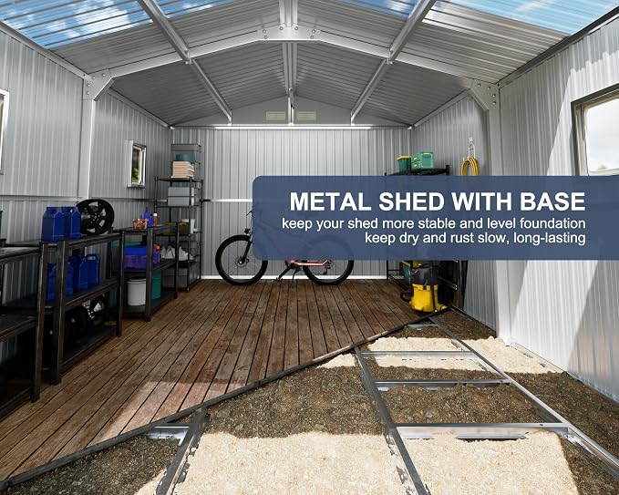10x12 FT Metal Storage Shed - Image 3