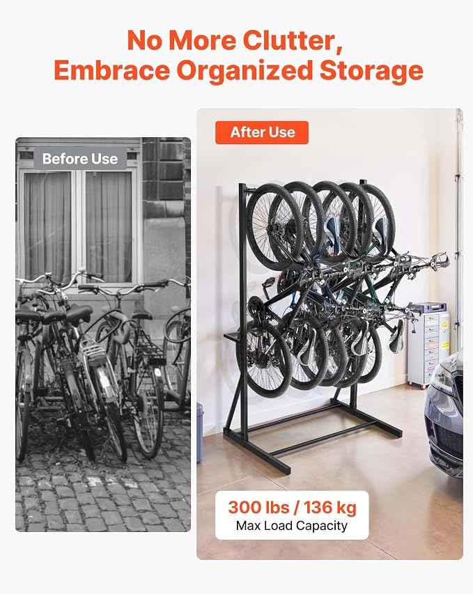 VEVOR Bike Rack, 300LBS/136KG Capacity - Image 3