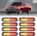 HLauto 1200T Emergency Strobe Grille Lights: 8pcs 12 LED Sync Feature Safety by HLauto