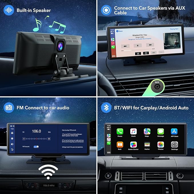 LAMTTO 9.26" Wireless Carplay and Android Auto - Image 7