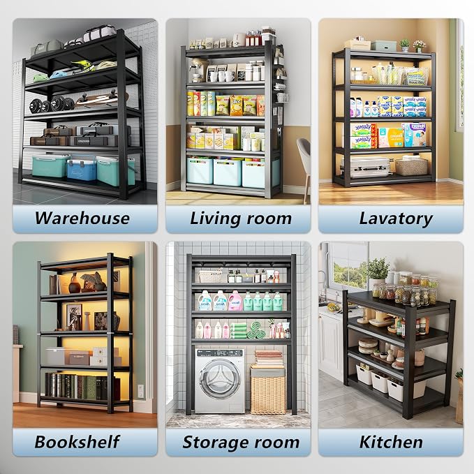 Thickened Steel Structure Multi-Functional Storage Shelves Load Capacity 500 - Image 8