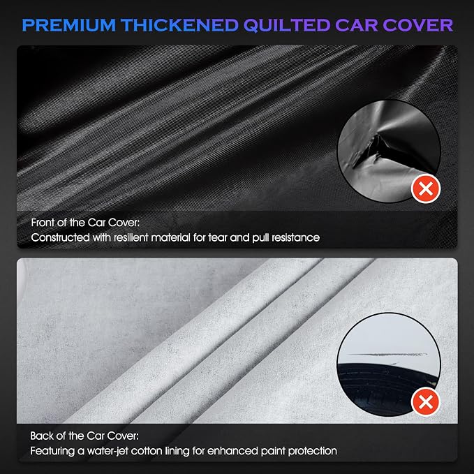 Car Cover Custom Fit for Toyota 4Runner 1995-2025, 6 Layers Truck Cover - Image 2