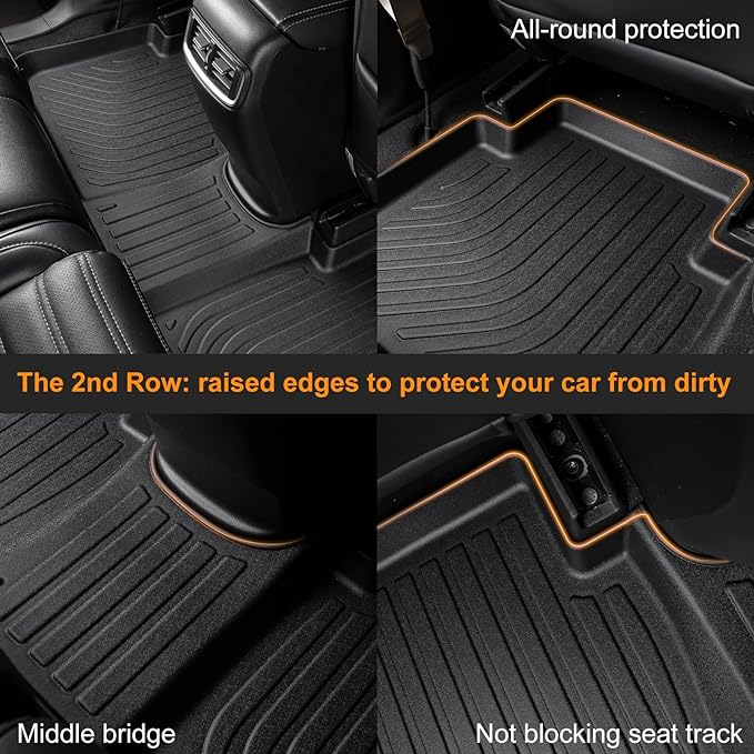 Binmotor-All Weather Car Floor Mats and Cargo Liner Set - Image 5