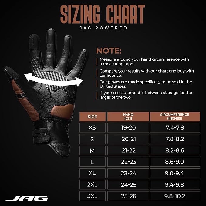 J.A.G. Motorcycle Gloves - Image 4