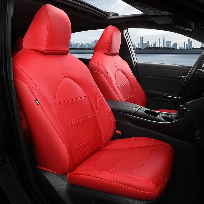 for Toyota Camry Seat Covers XLE XSE V6 2018 2019 2020 2021 2022 2023 2024 by FEINEPRO