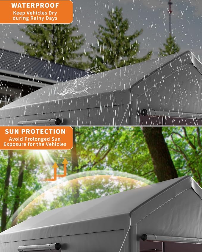 10 x 20FT Heavy Duty Carport - Image 2