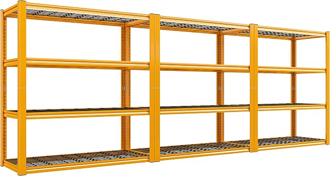 REIBII 40" W Garage Shelving Heavy Duty Metal Shelving 2200LBS Storage Shelves by REIBII