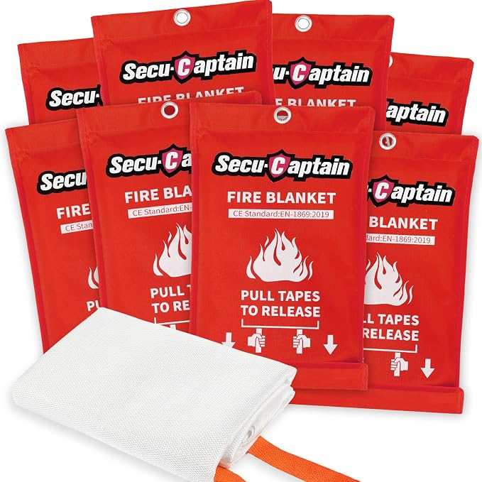 SecuCaptain Emergency Fire Blanket by SecuCaptain
