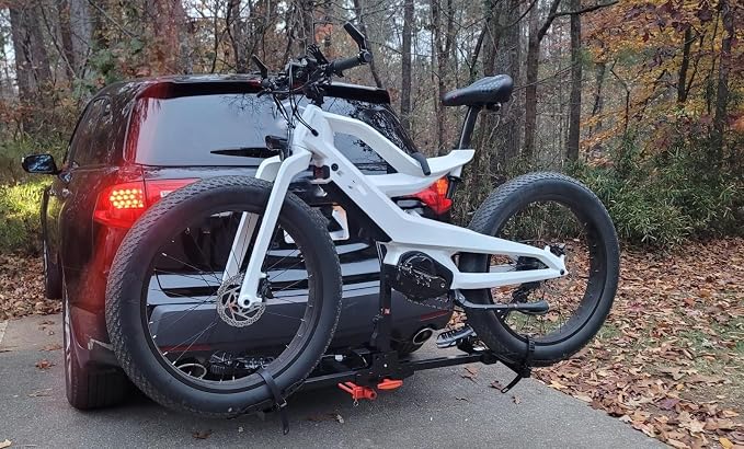 FORWODE Hitch Mount Bike Rack Fits 2 X 80 lbs Bicycle, Platform Bike Rack - Image 6