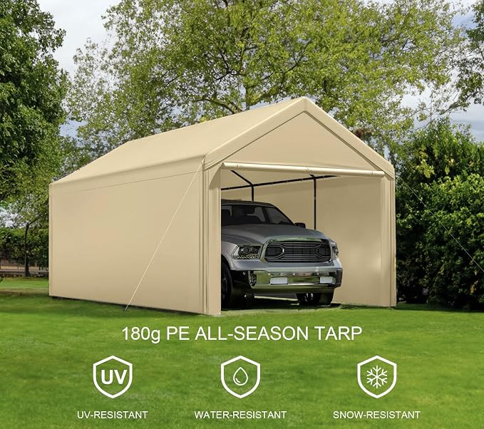 10x20 ft Heavy Duty Carport - Image 5