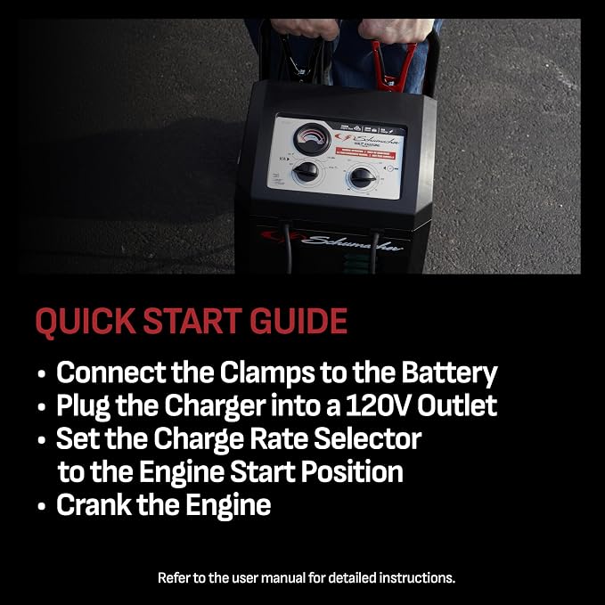 Schumacher Electric Manual Battery Charger & Engine Starter - 12V - Image 6