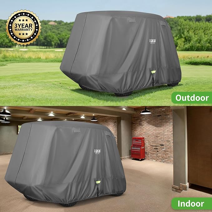 10L0L Heavy Duty Golf Cart Cover - Image 3