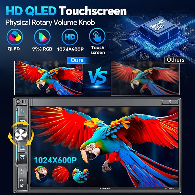 QLED Double Din Car Stereo - Image 7