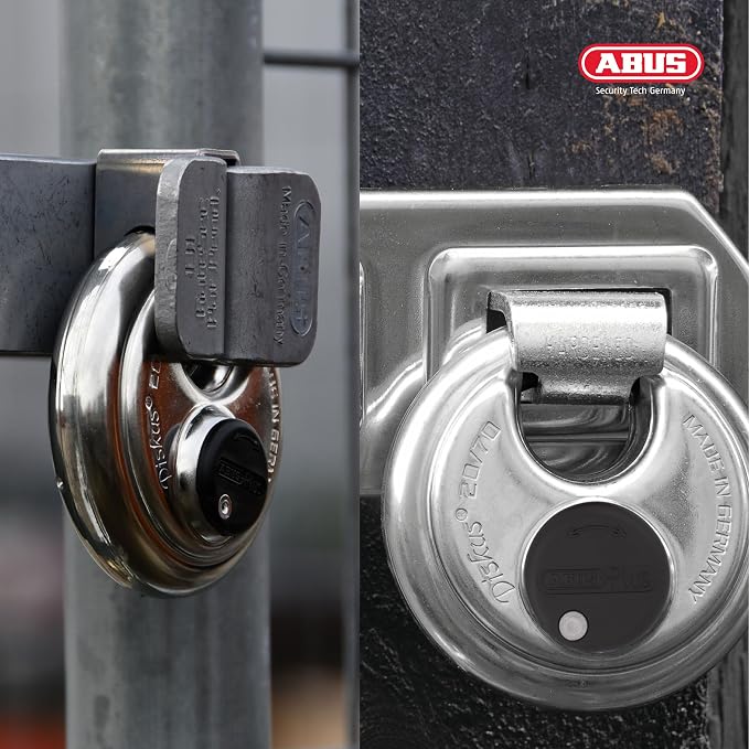 6 Pack ABUS Diskus 20/70 Heavy Duty Stainless Steel Disk Padlock - Image 4