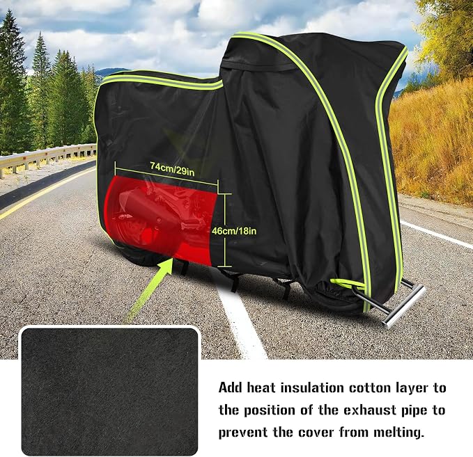 Waterproof Motorcycle Cover for Honda Grom MSX125/Navi/Monkey/2022 Benelli - Image 2