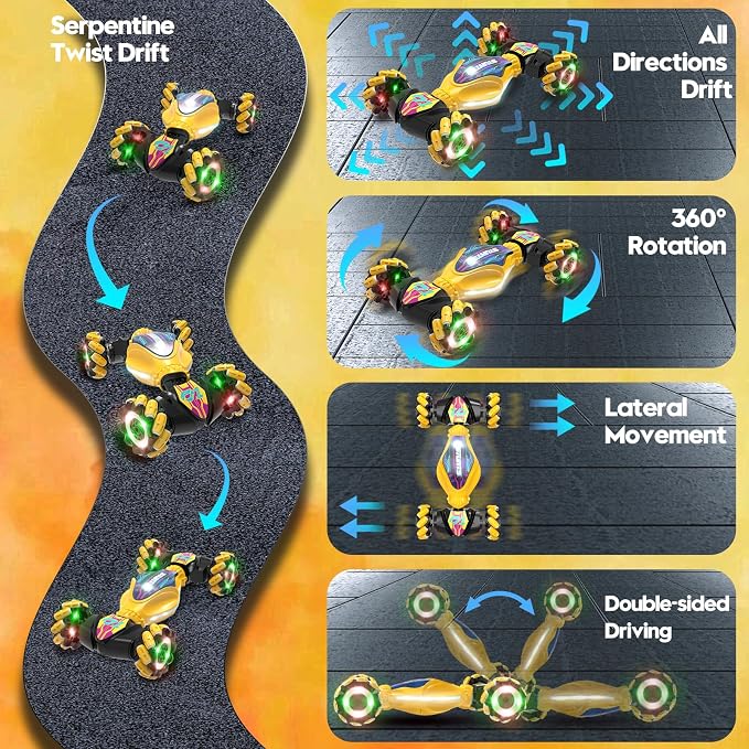 Gesture RC Car - Gesture Sensing RC Stunt Car Toys - Image 4