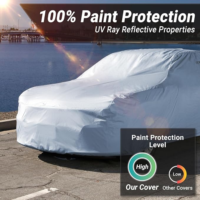 iCarCover Premium Car Cover for 1955-1958 Pontiac Chieftain Wagon Heavy Duty - Image 3