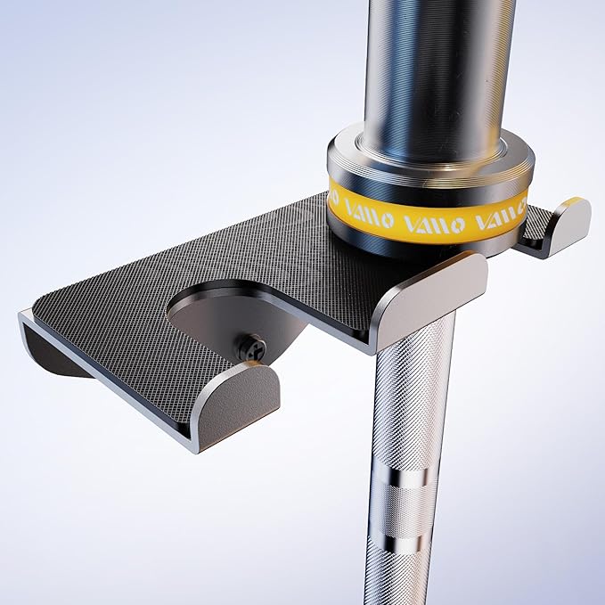 VAIIO Single Olympic Barbell Hanger, Garage Gym Bar Wall Rack, Vertical Barbell - Image 3