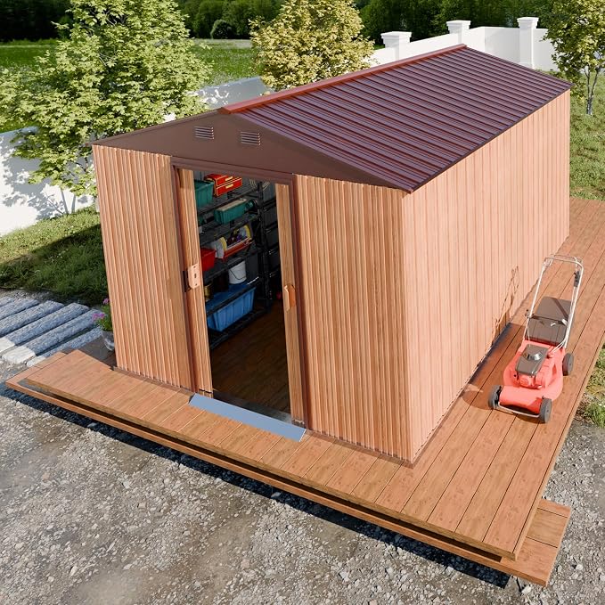 Metal Shed 8x10 FT by KKnowbody
