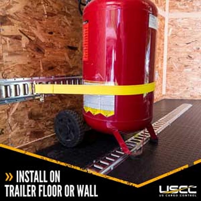 US Cargo Control E Track, Made in USA, 12 Gauge Steel 5 FT Galvanized E Track - Image 5