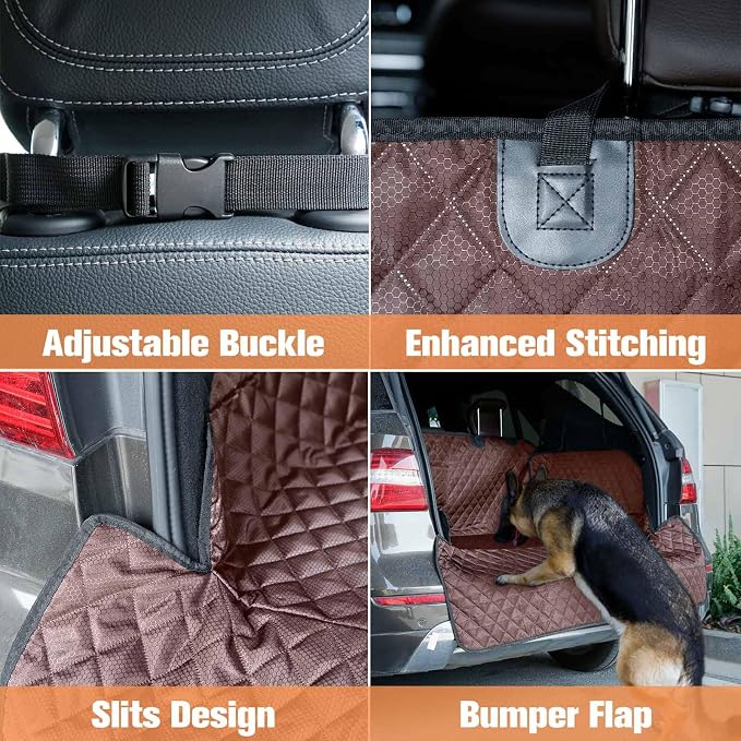 PETICON SUV Cargo Liner for Dogs, Waterproof Pet Cargo Cover Dog Seat Mat for - Image 7