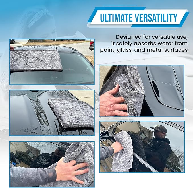 Car Drying Towel Extra Large 36"x24" Super Absorbent - Image 5