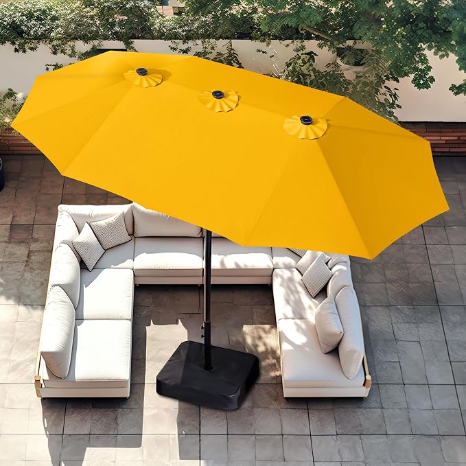 PHI VILLA 15ft Large Patio Umbrellas by PHIVILLAThepioneerofcomfortablehouseholdsupplies