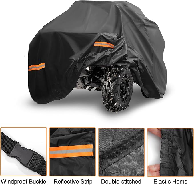 X AUTOHAUX ATV Cover for Can-am Outlander MAX XT DPS/XT-P Waterproof 4 Wheelers - Image 4