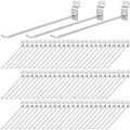 Moxweyeni 100 Pcs Heavy Duty Slatwall Panel Hooks Hanging Metal Slat Wall by Moxweyeni
