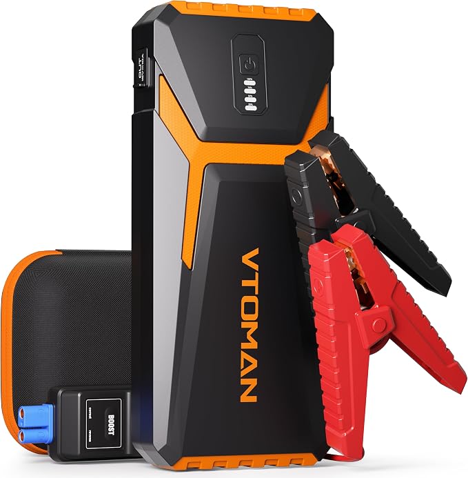 VTOMAN V10 Pro 4500A Jump Starter, Portable Car Starter 12V Lithium Jump Box by VTOMAN