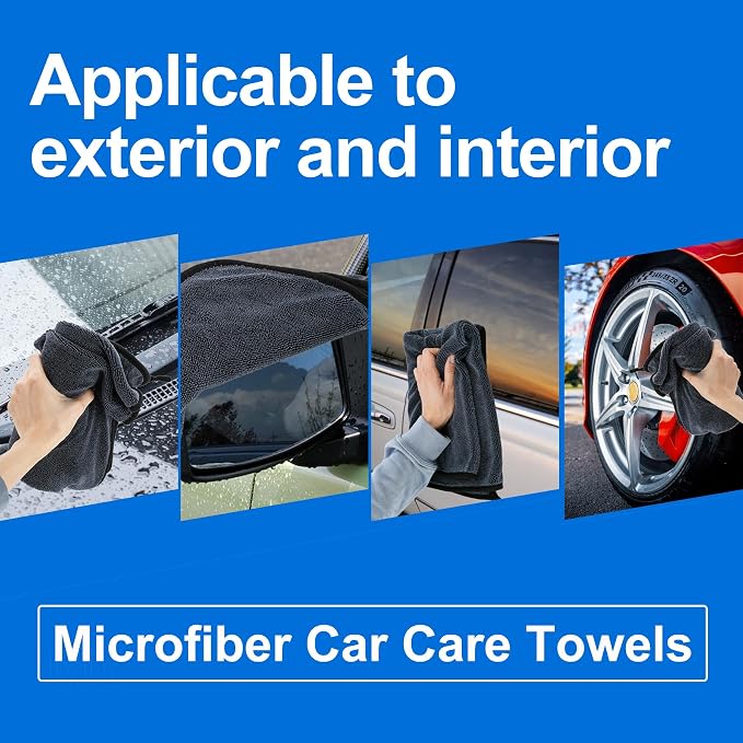 CICMOD Car Drying Towels 35"x24" Large Microfiber Towels - Image 7